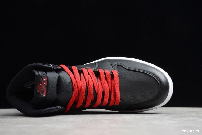 Black 1 Air 555088-060 High Satin Jordan Retro OG 0607